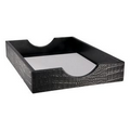 Letter Tray - Crocodile Embossed Leather